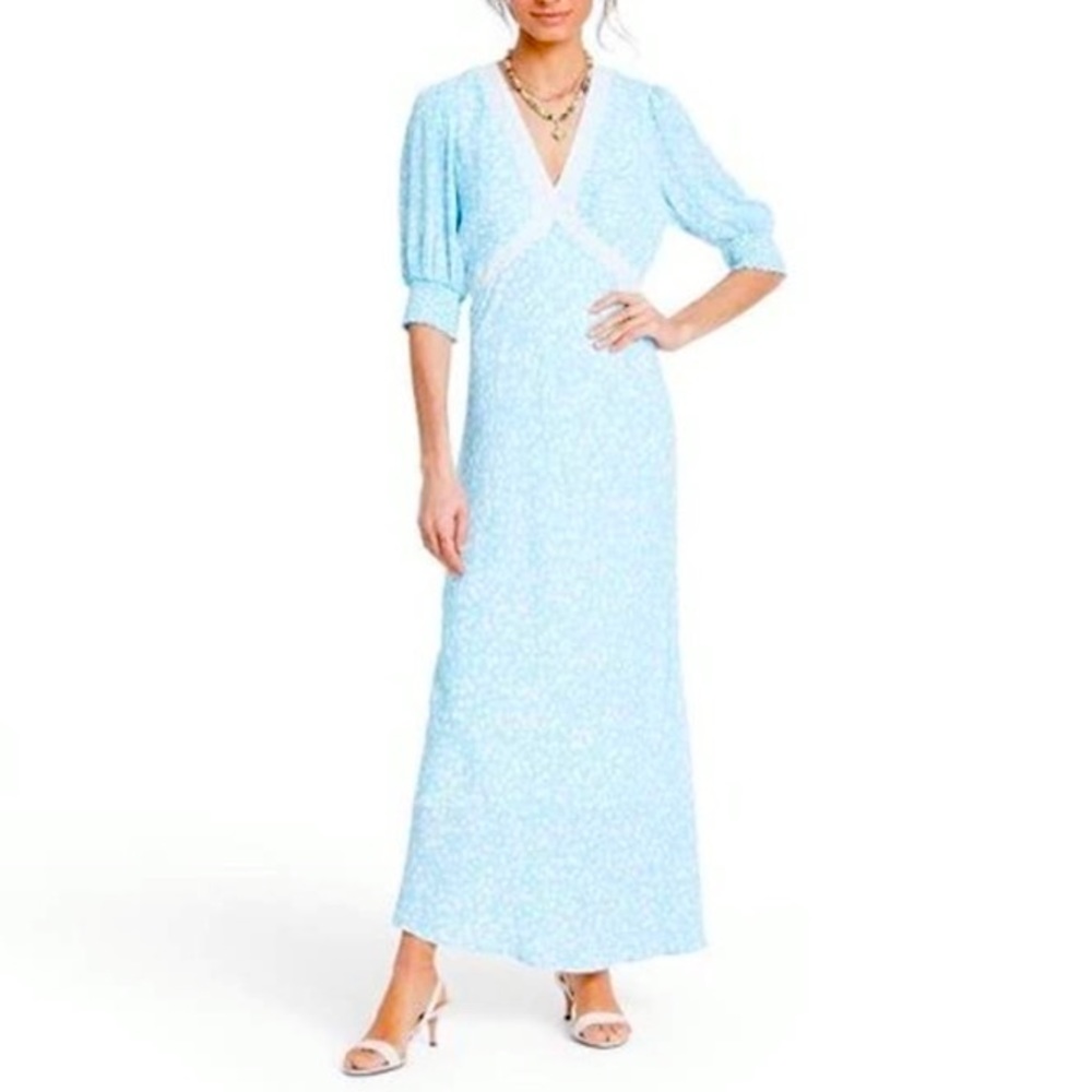 16 RIXO for Target Floral Puff Sleeve Swing Dress